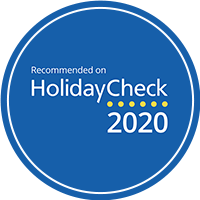 HolidayCheck Award 2020 Pandanus Resort circle 1