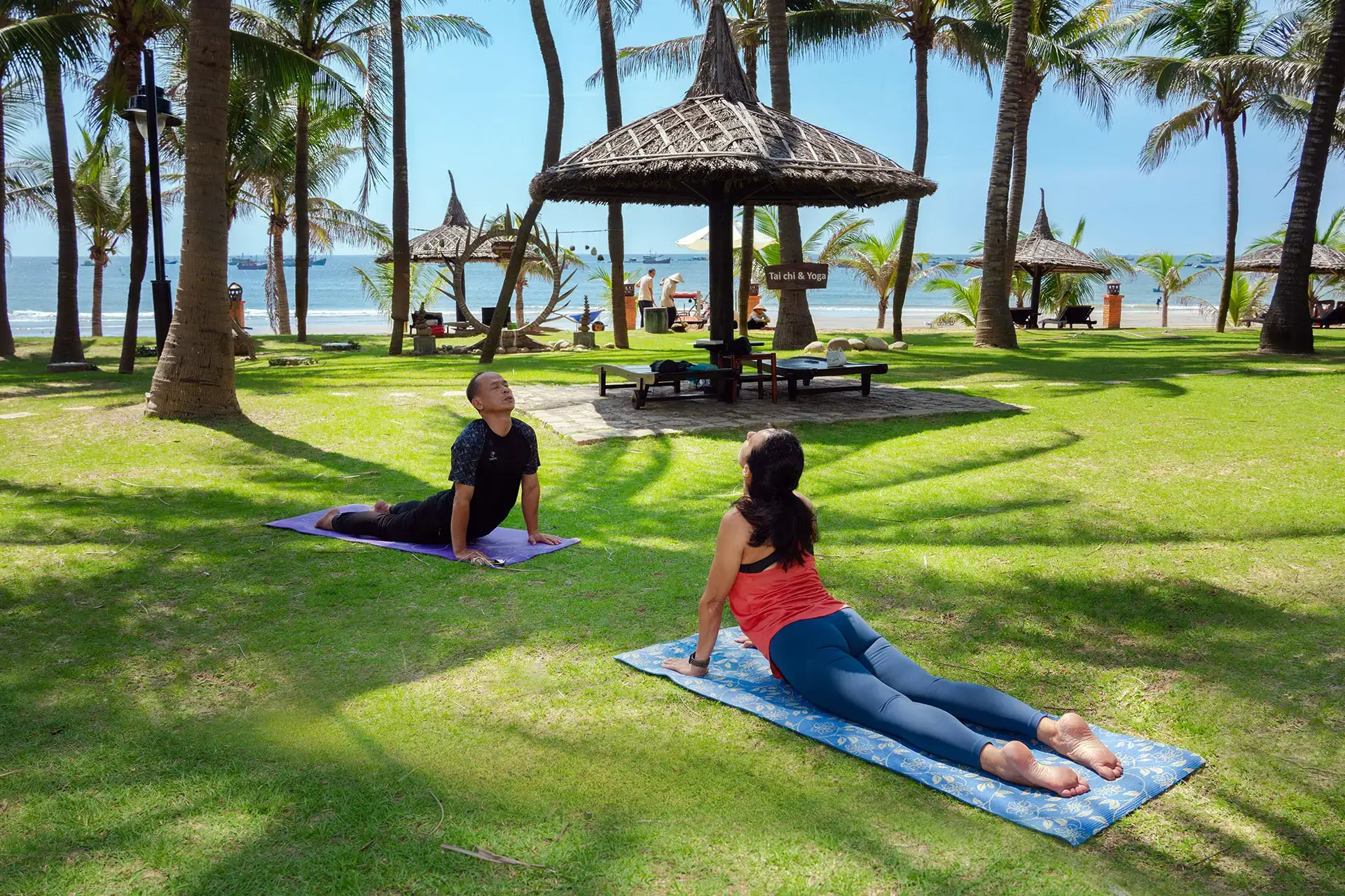 Yoga and Tai Chi. Find your deepest self at Pandanus Resort, Mui Ne, Lam Dong, Vietnam