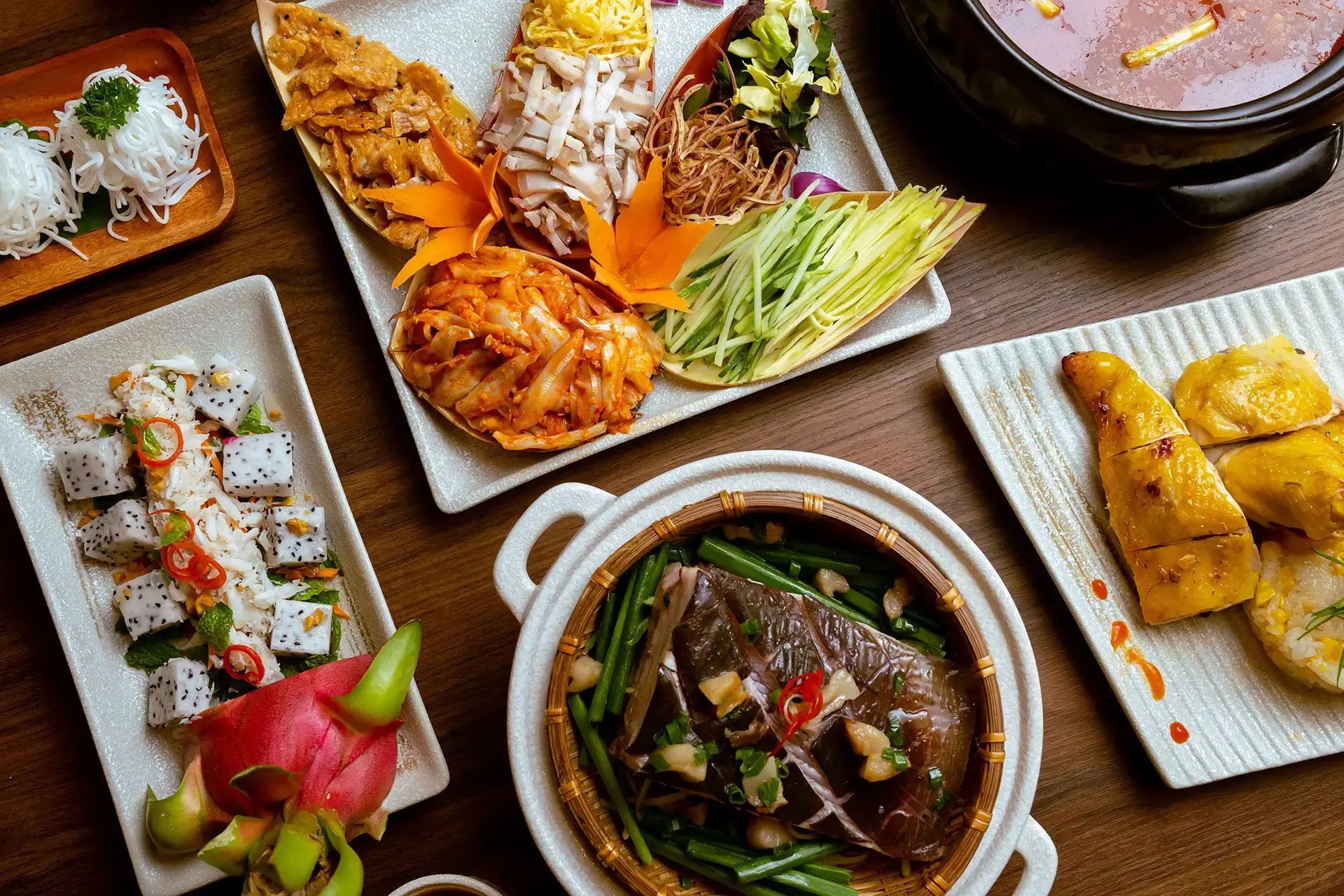 Taste of the Pandanus. Tuyển chọn tinh hoa ẩm thực Chăm và Việt, mang đậm dấu ấn riêng của Pandanus Resort. A curated selection of Cham and Vietnamese specialities, unique to the Pandanus Resort