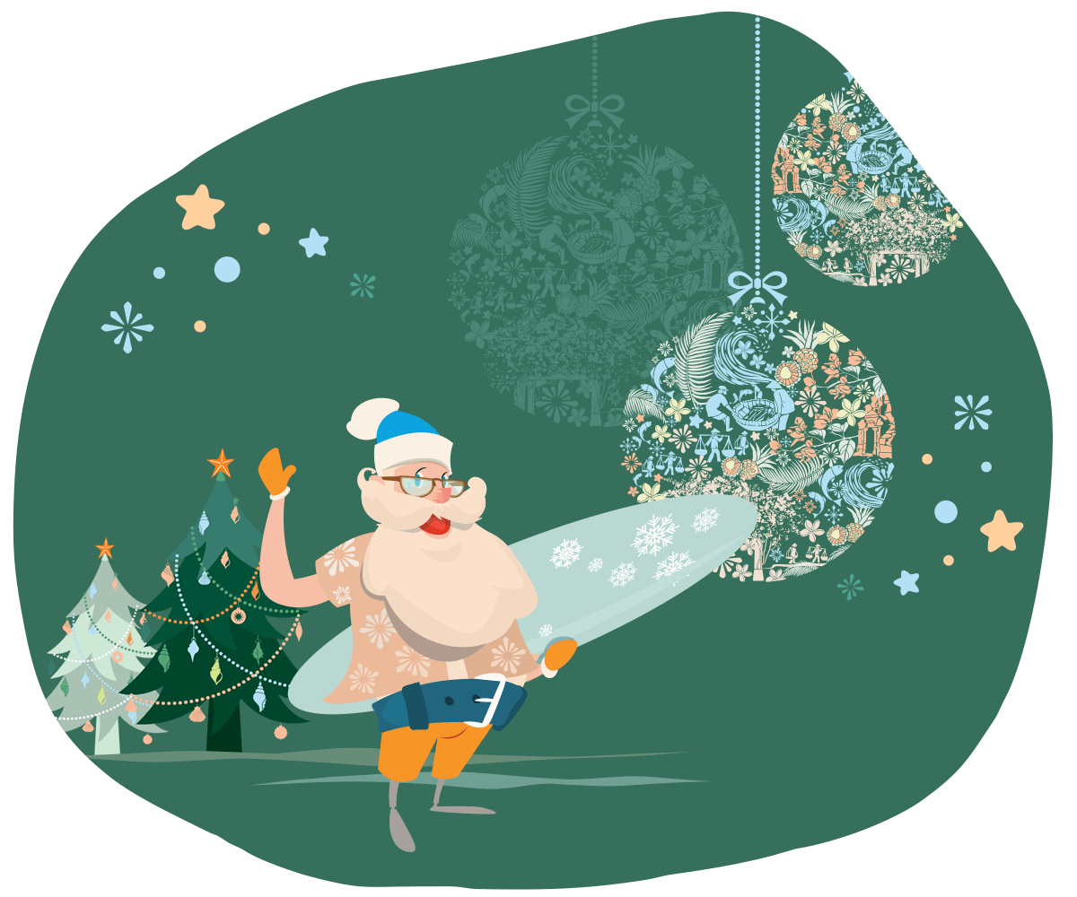 Christmas Eve by the Sea