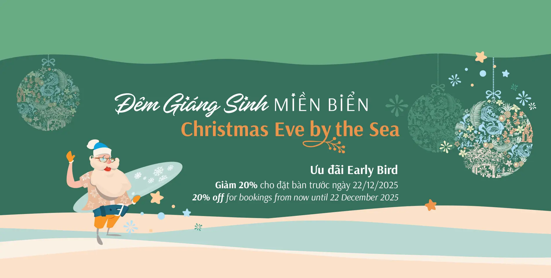 Christmas Eve By The Sea Landing Early Bird