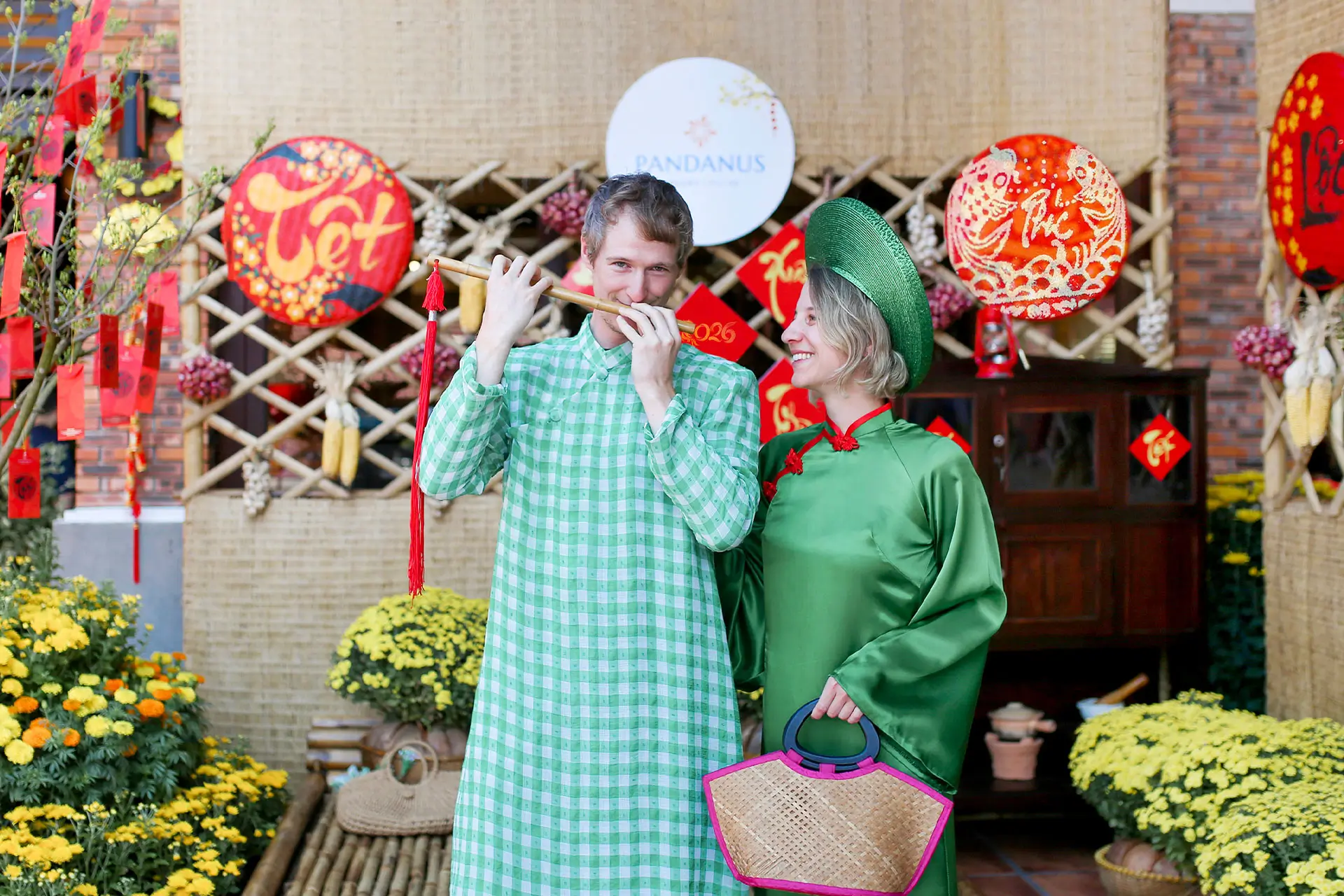 Trải Nghiệm Tết Cổ Truyền tại Pandanus Resort. A Traditional Tet Experience at Pandanus Resort. Xuân Bính Ngọ 2026, The Year of The Horse 2026